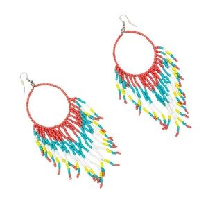 Multicolored Beaded Earrings